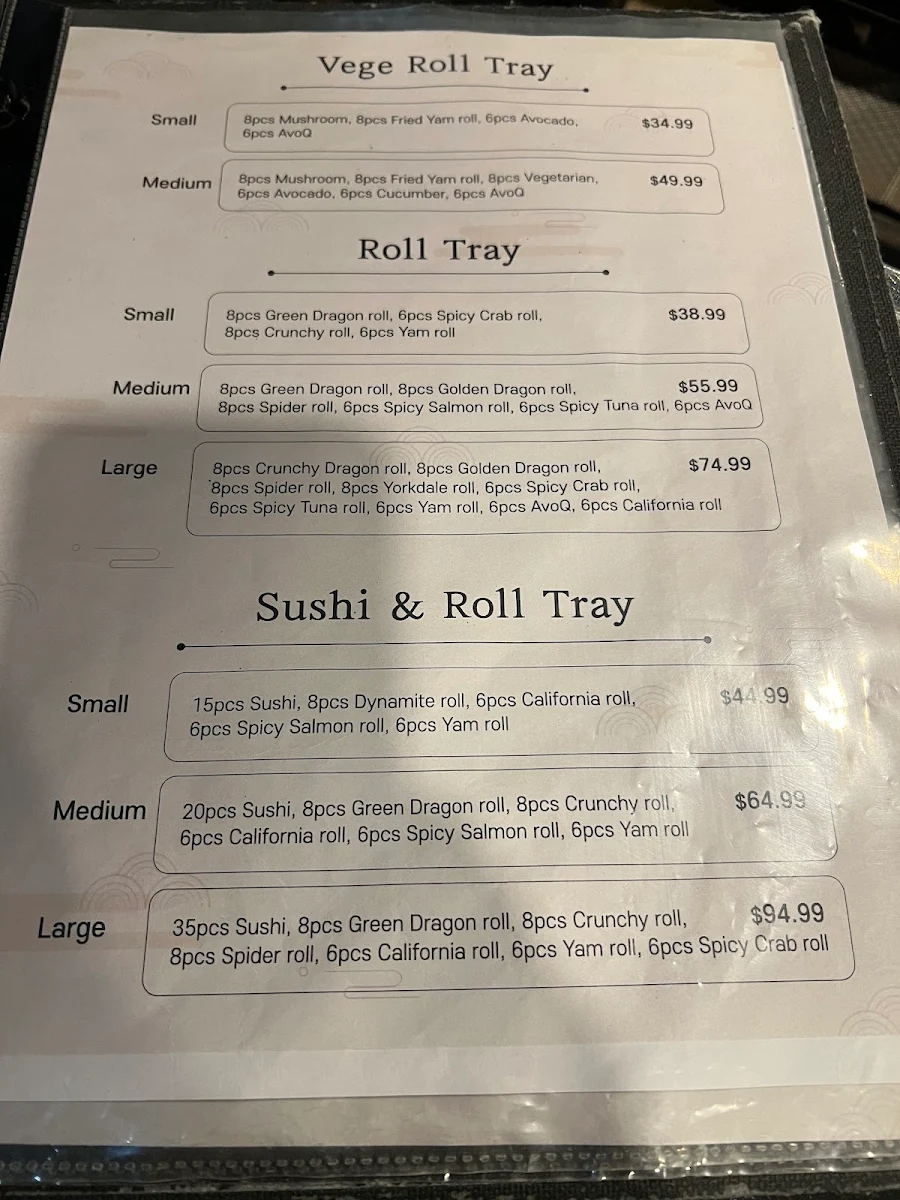 Menu, Seoul House Restaurant