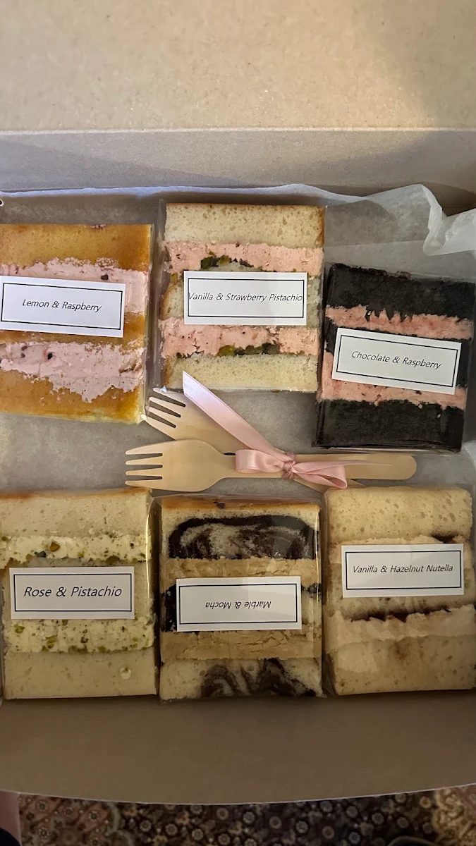 Menu, Le Miel Cakes