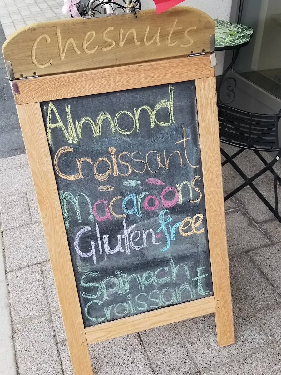 Menu, Chestnut’s Cafe