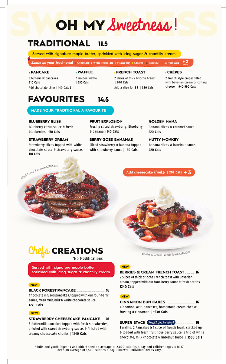 Menu, Eggsmart