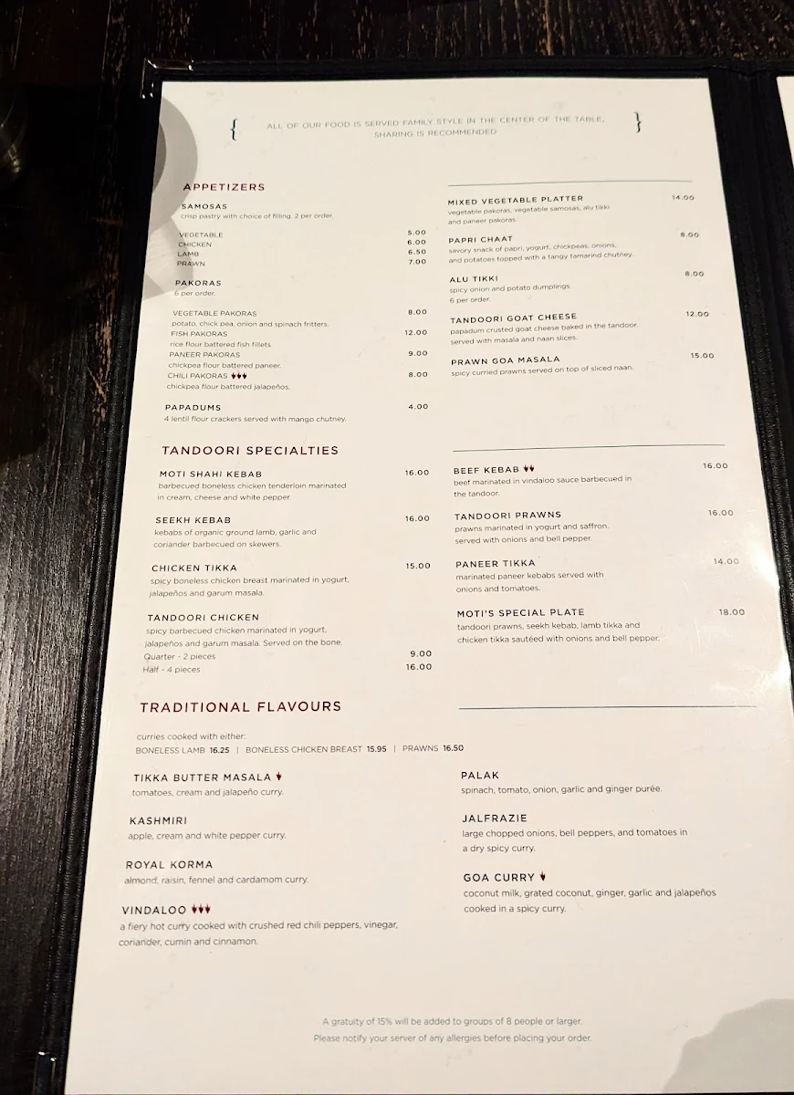 Menu photo 1