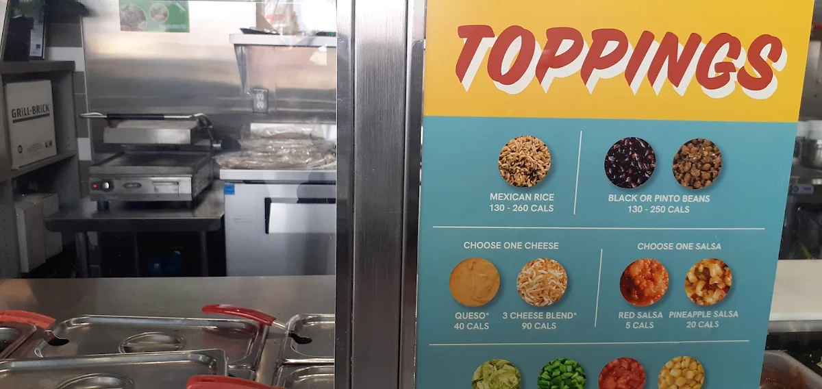 Menu, barBURRITO