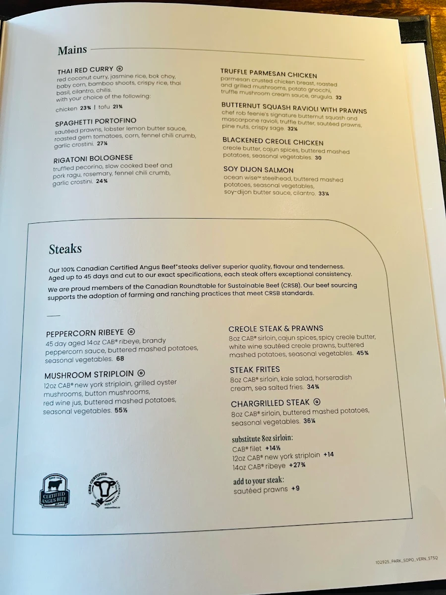 Menu photo 1