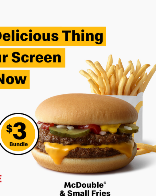 Menu, McDonald's