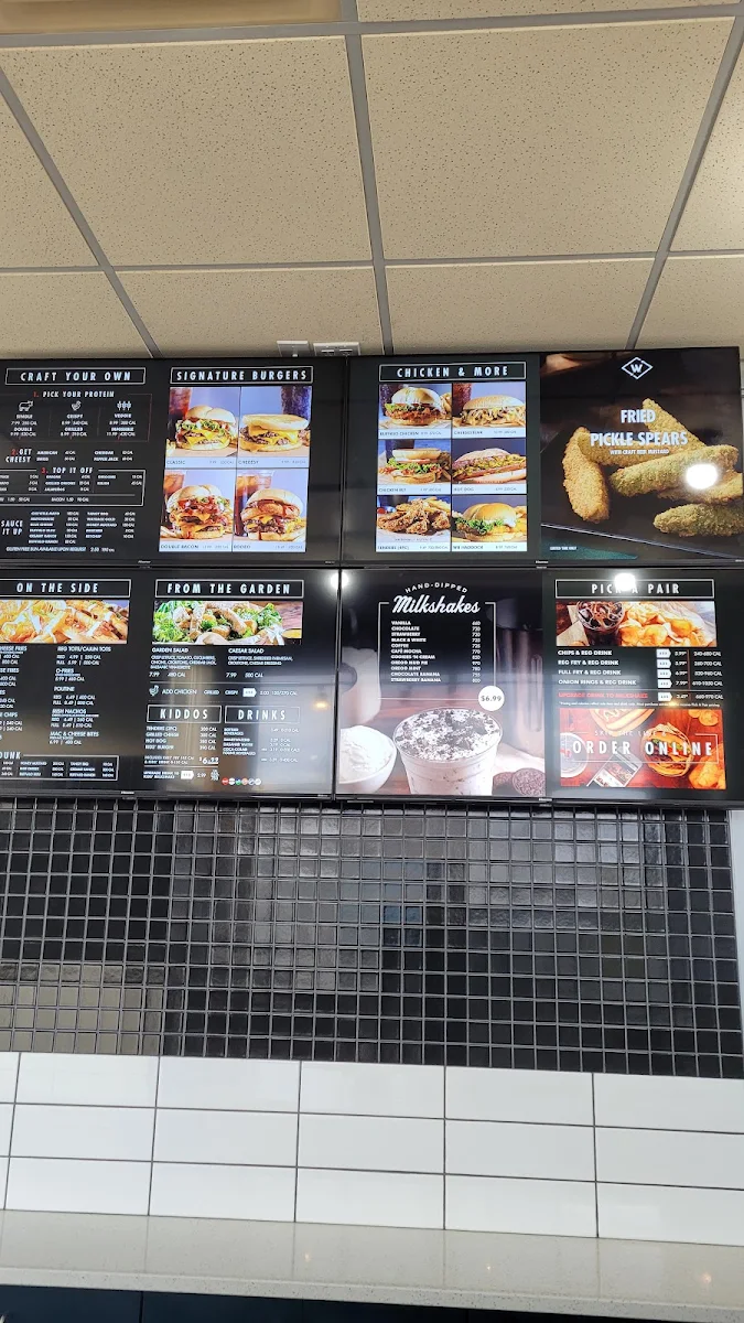 Menu, Wayback Burgers