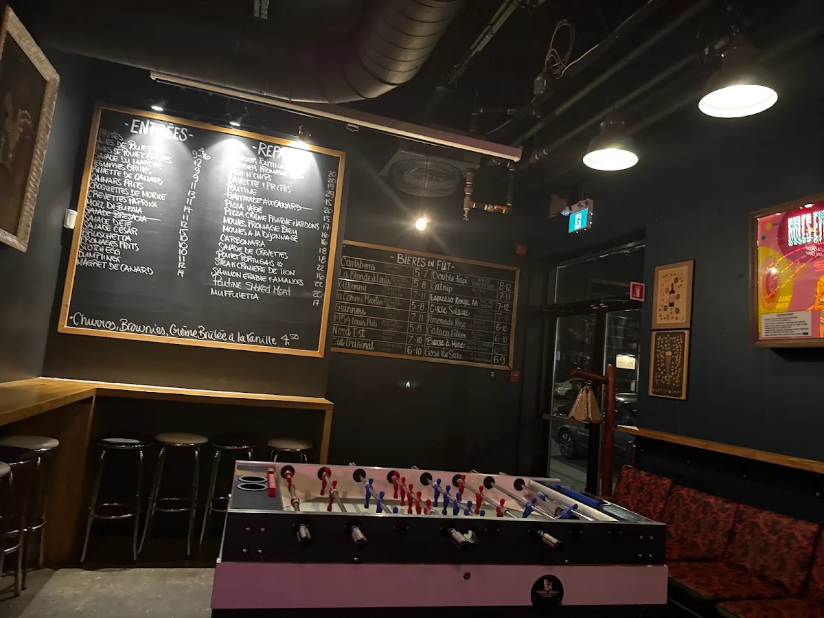 Menu, Louis' Pub