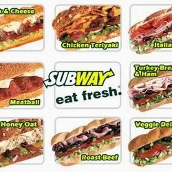 Menu, Subway