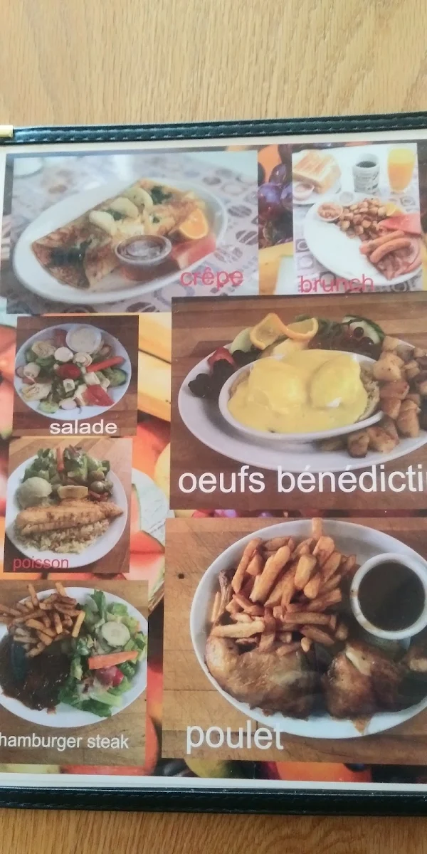 Menu, Restaurant Terrasse Du Lac