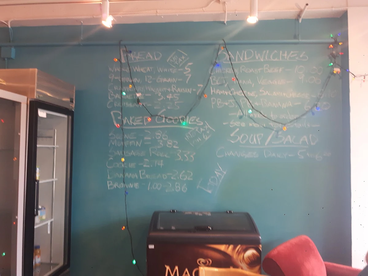Menu, Convivial Cafe And Bakery