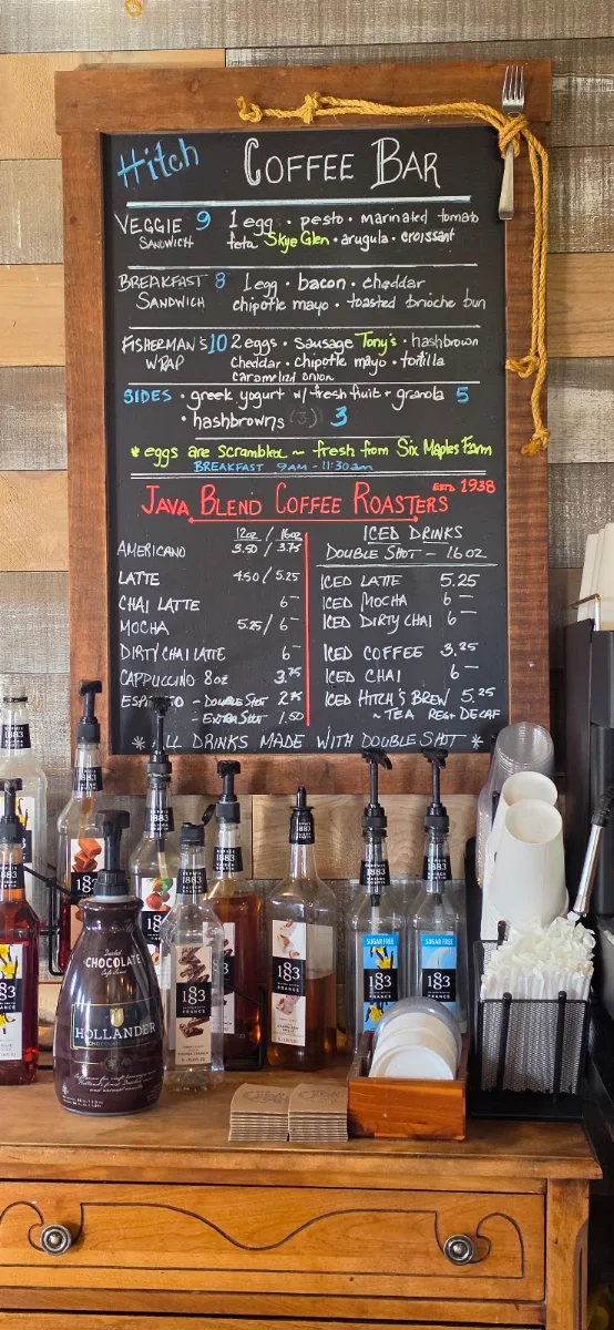Menu, The Clove Hitch Bar & Bistro