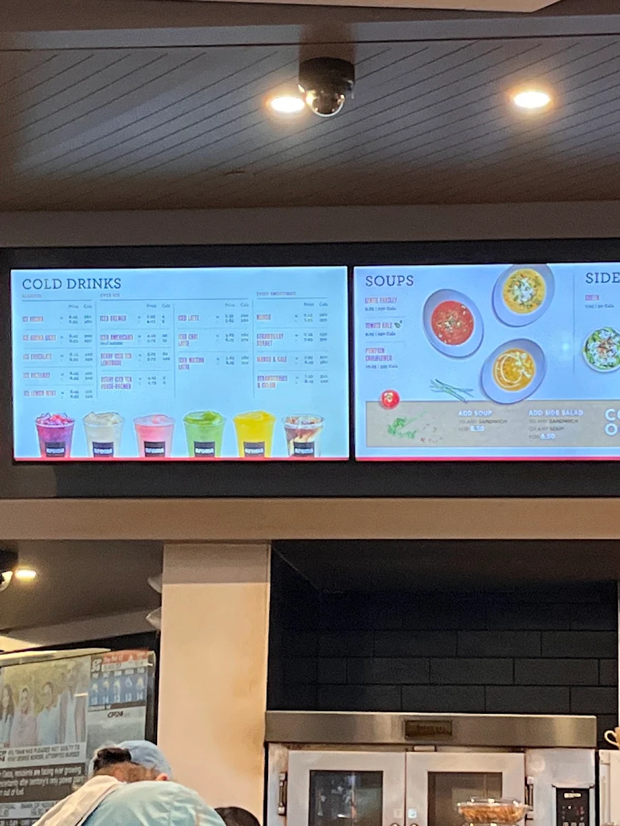 Menu, Aroma Espresso Bar