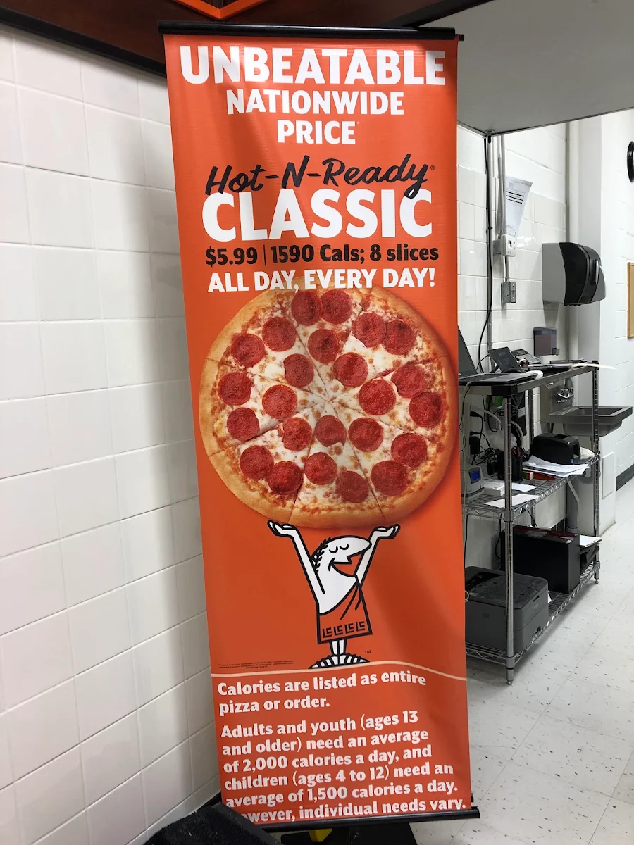 Menu, Little Caesars Pizza