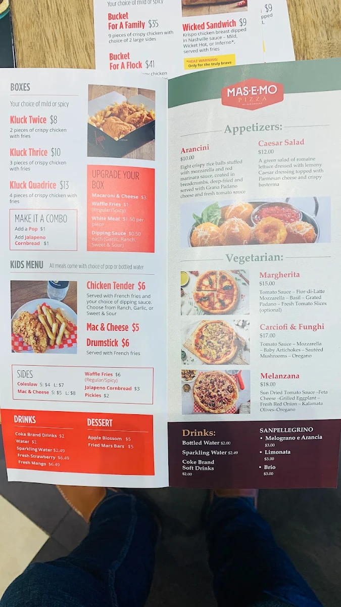 Menu, Paramount Middle Eastern Kitchen