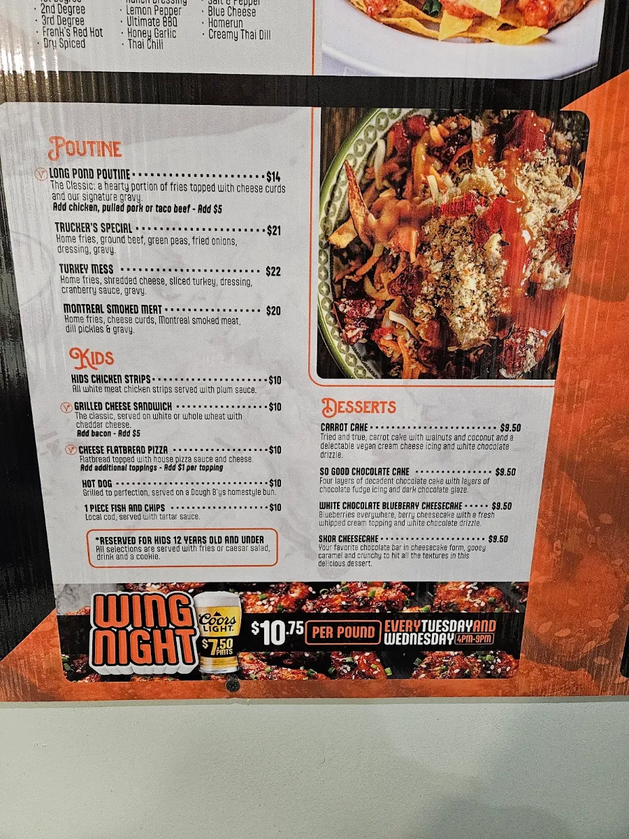 Menu, Shenanigans