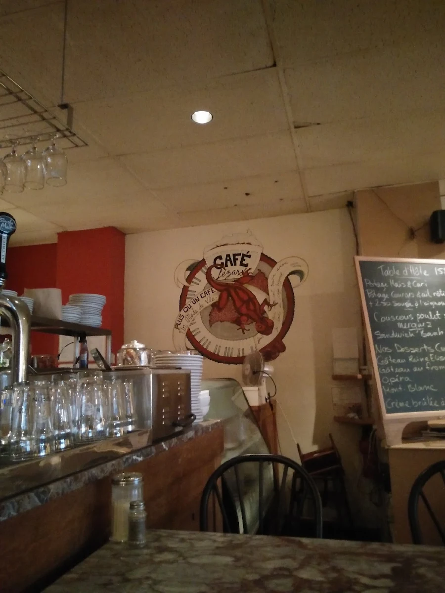 Menu, Café Lézard