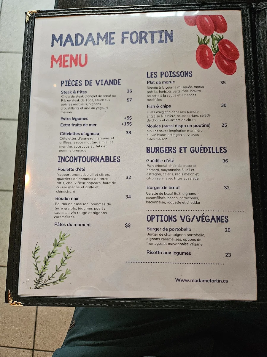 Menu photo 1