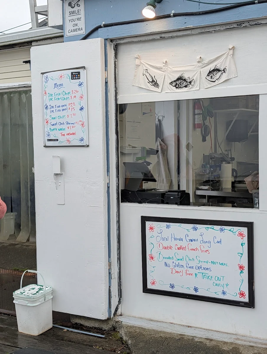 Menu, Dockside F & C