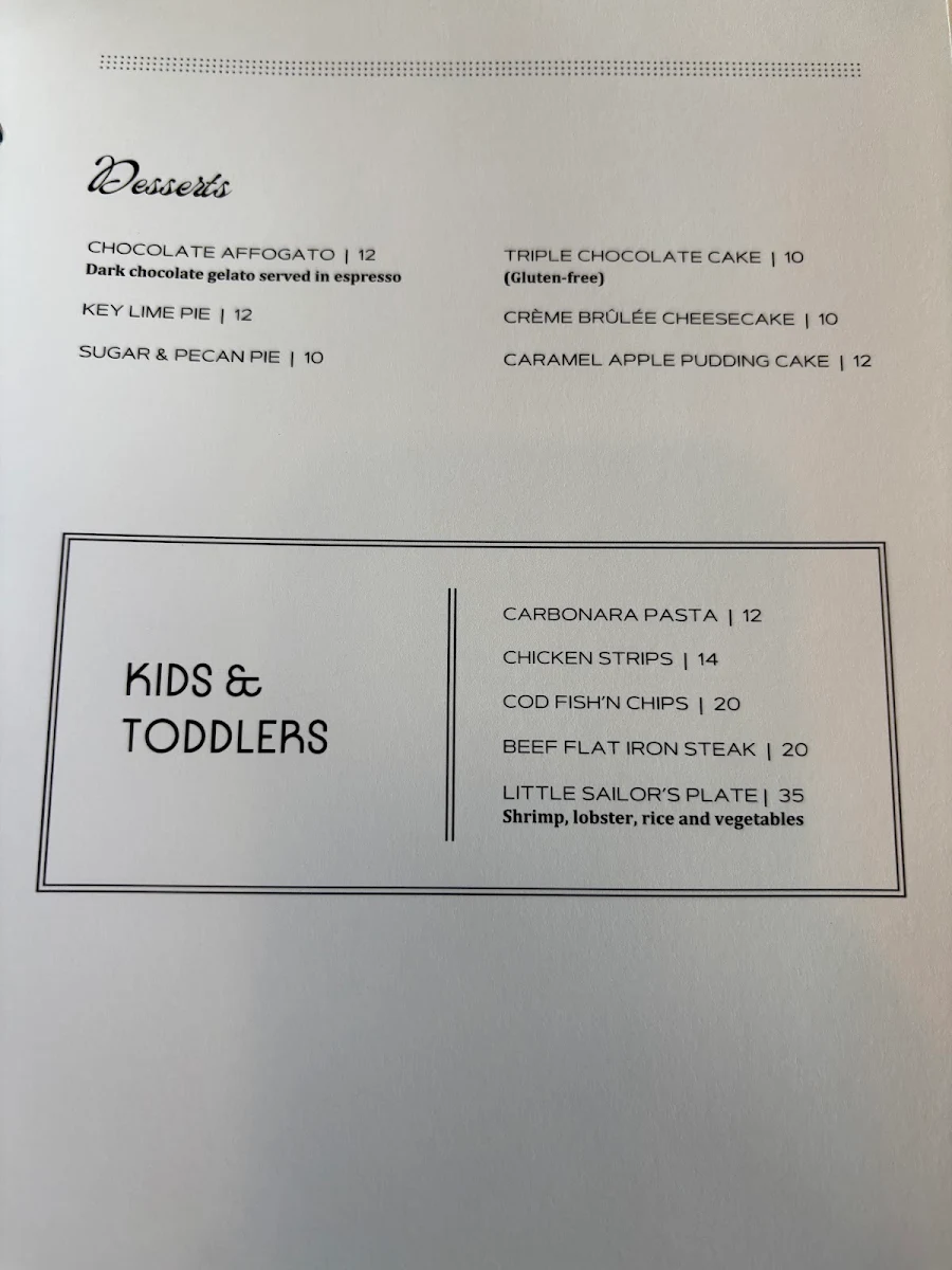 Menu, Restaurant Le Rouge Vin
