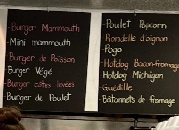 Menu, Le Mammouth