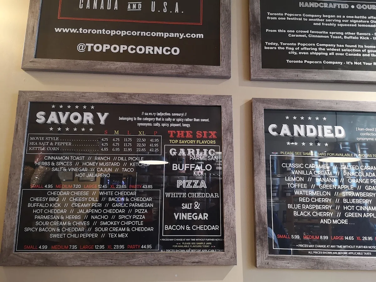 Menu, Jimmy's Coffee