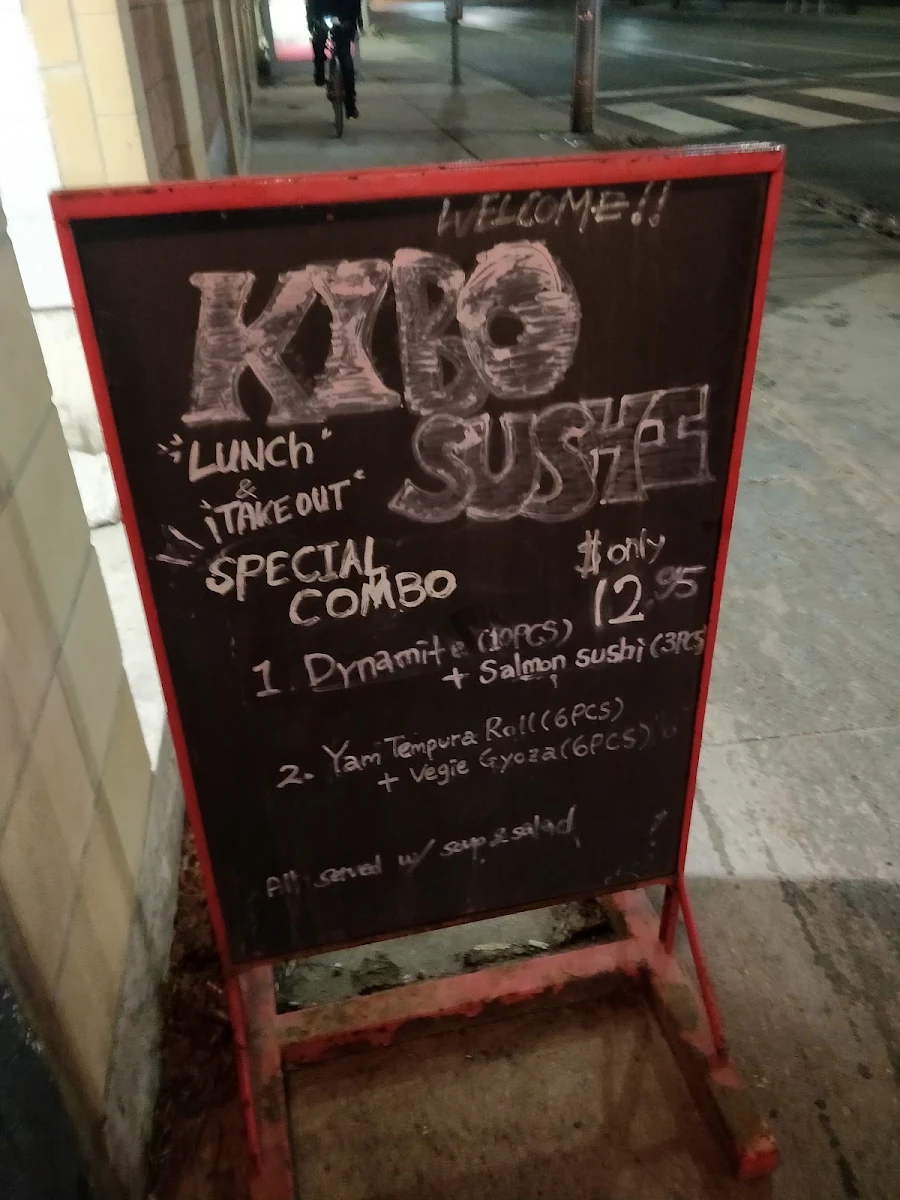 Menu, Kibo Sushi House - Leslieville