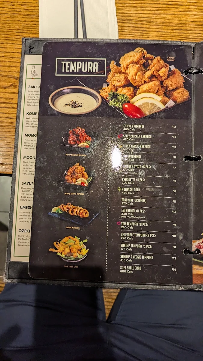 Menu, Kibo Sushi House - Leslieville