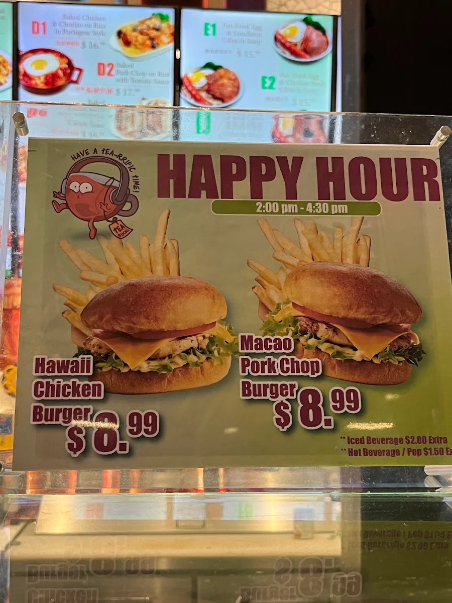 Menu, O'Kitchen