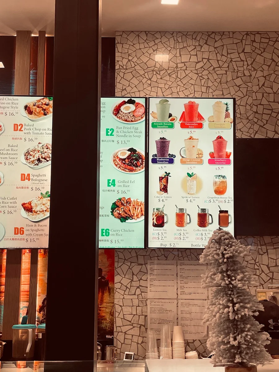 Menu, O'Kitchen