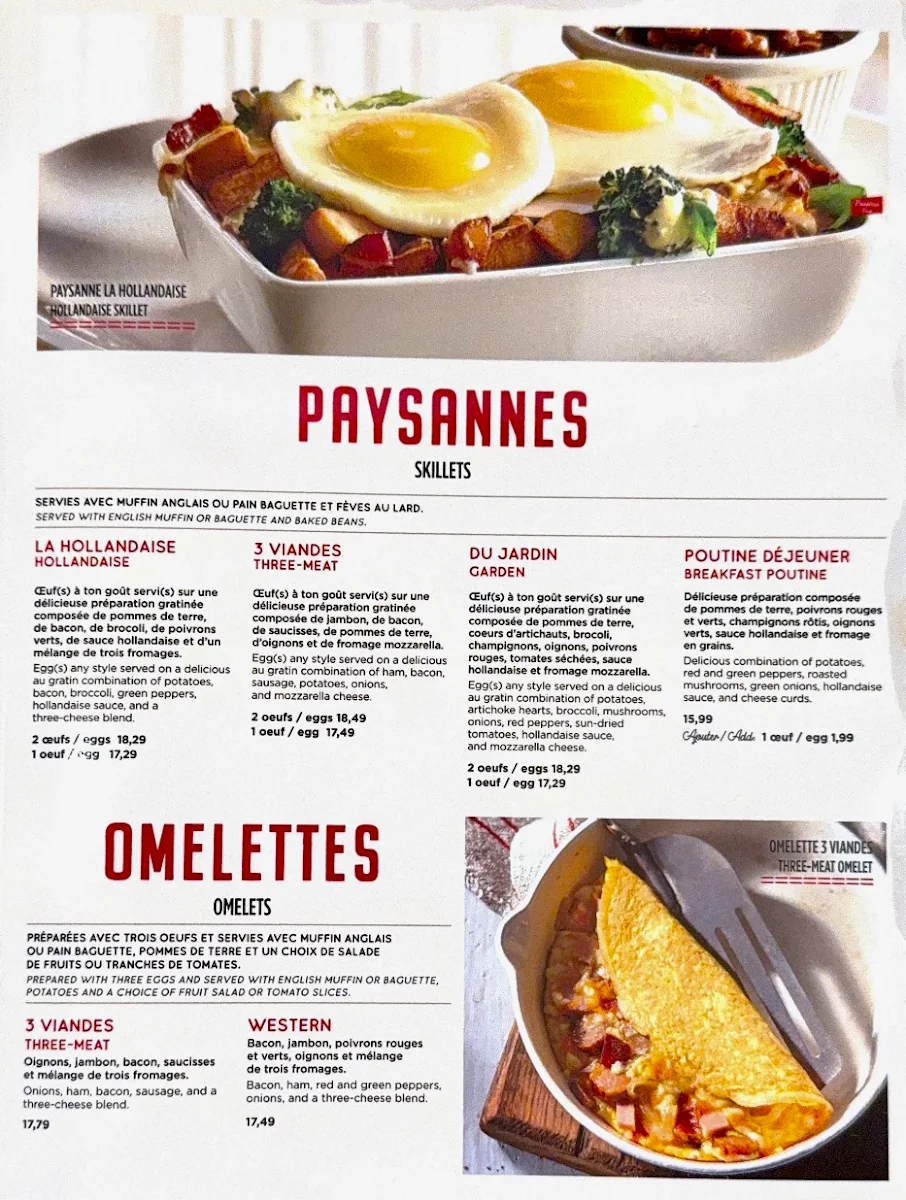 Menu, Toujours Mikes