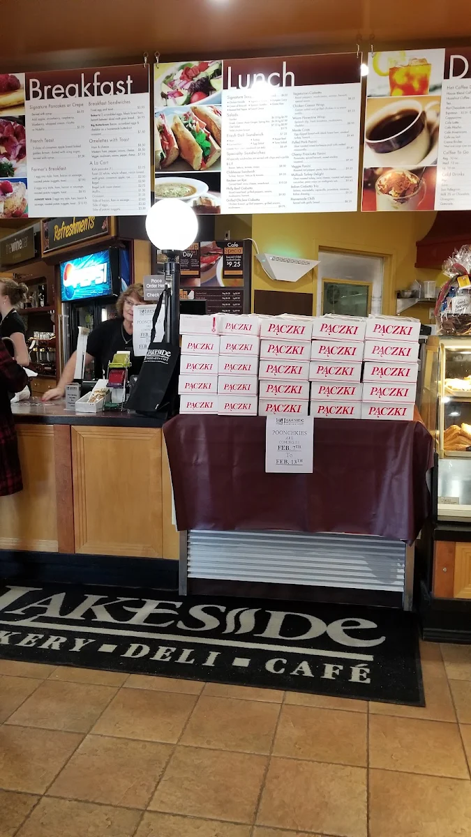Menu, Lakeside Bakery Deli Cafe