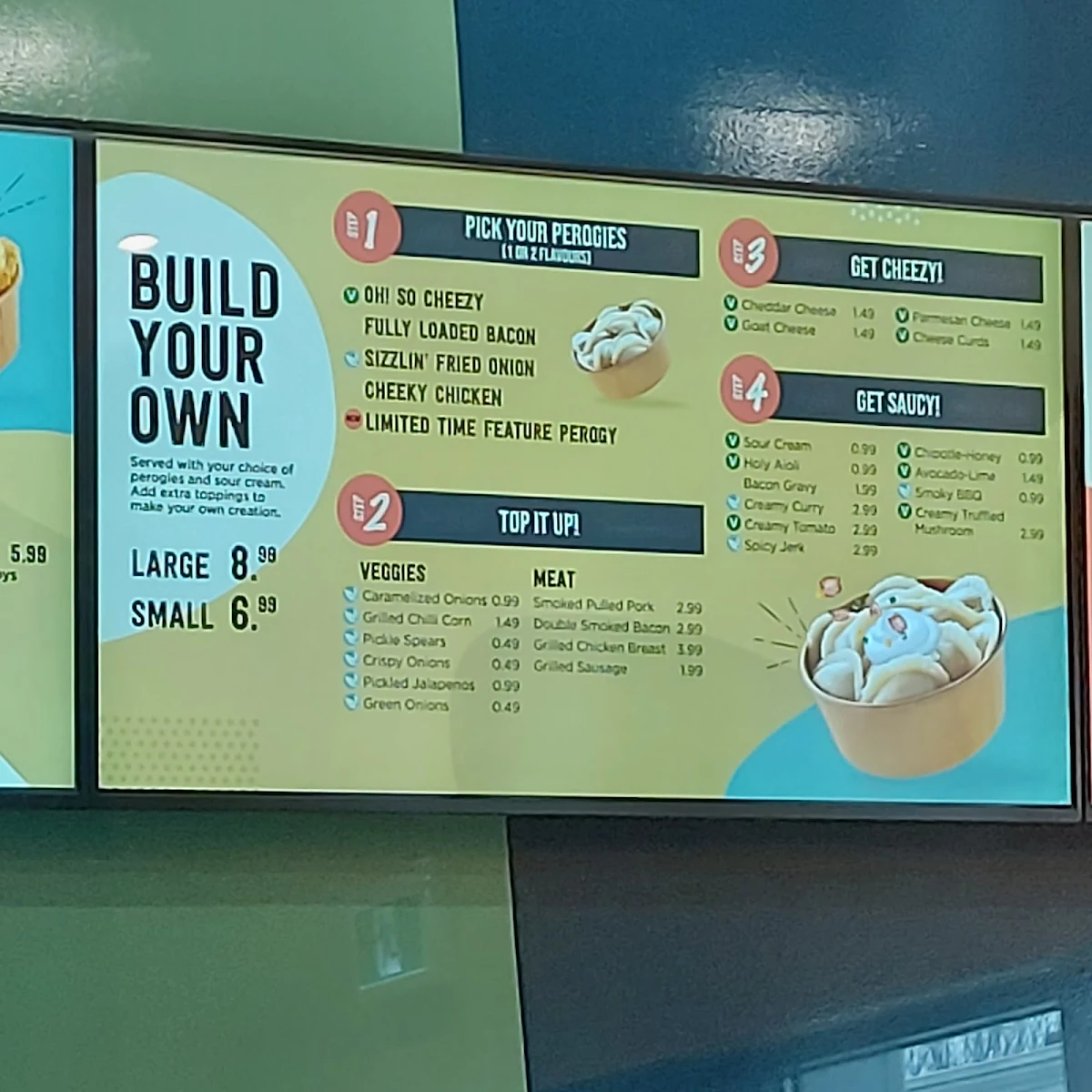 Menu, Holy Perogy!