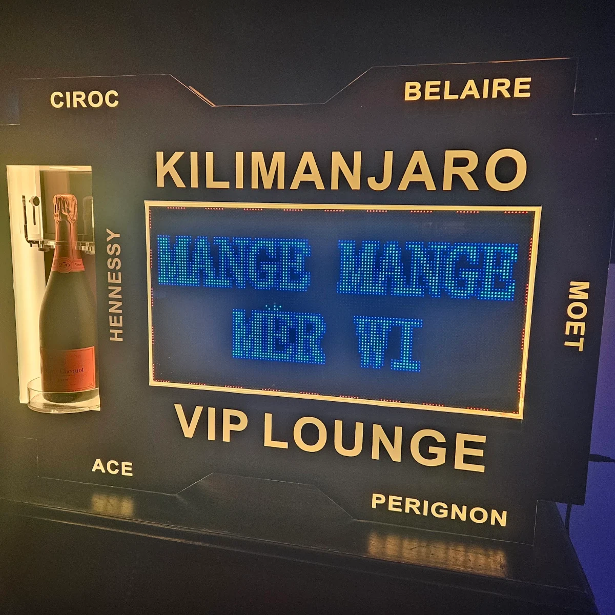 Menu, Kilimanjaro Bistro