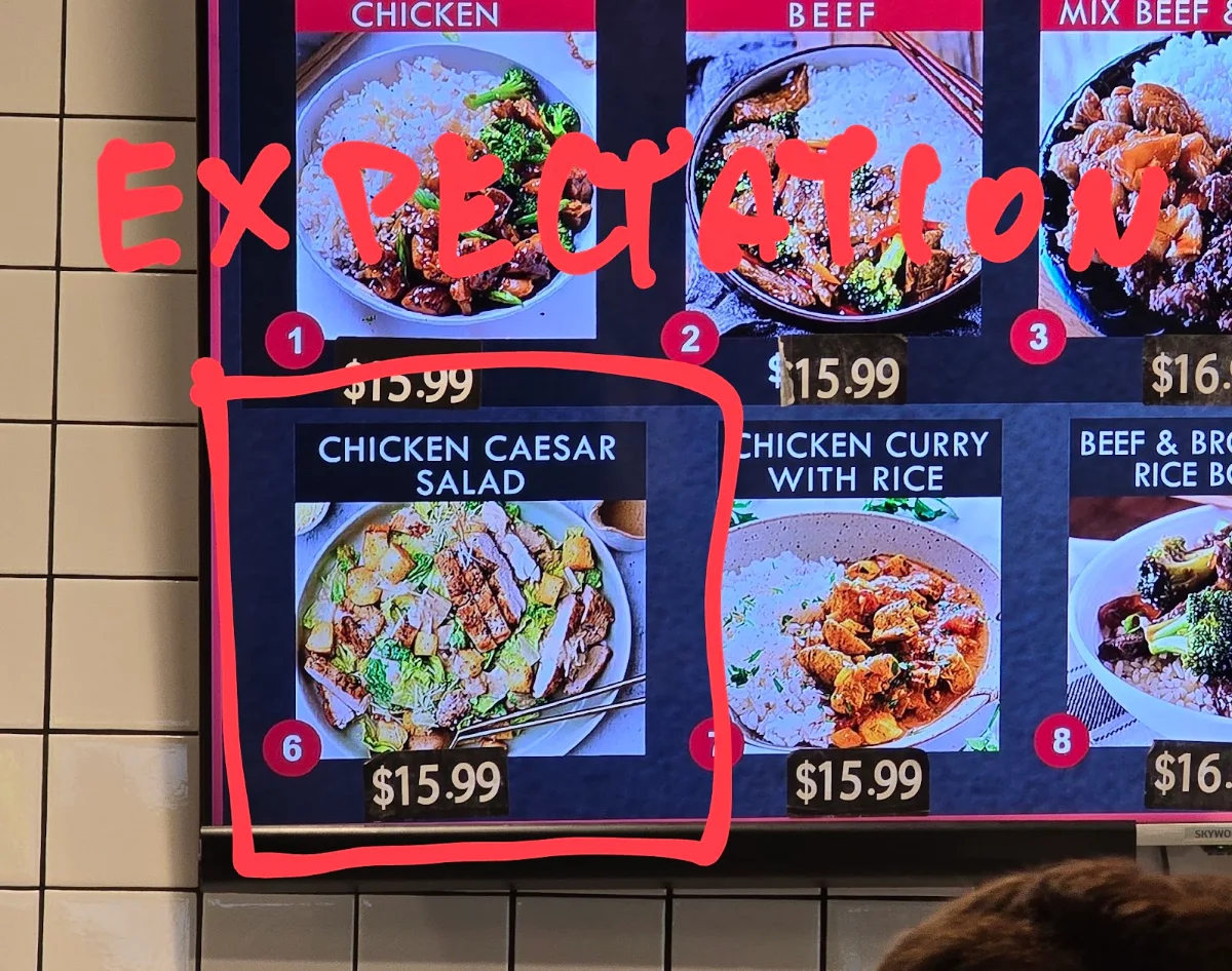 Menu, WE GRILL