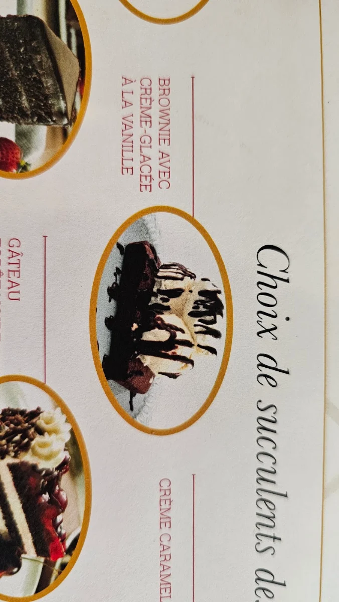 Menu, Restaurant Qaisar's