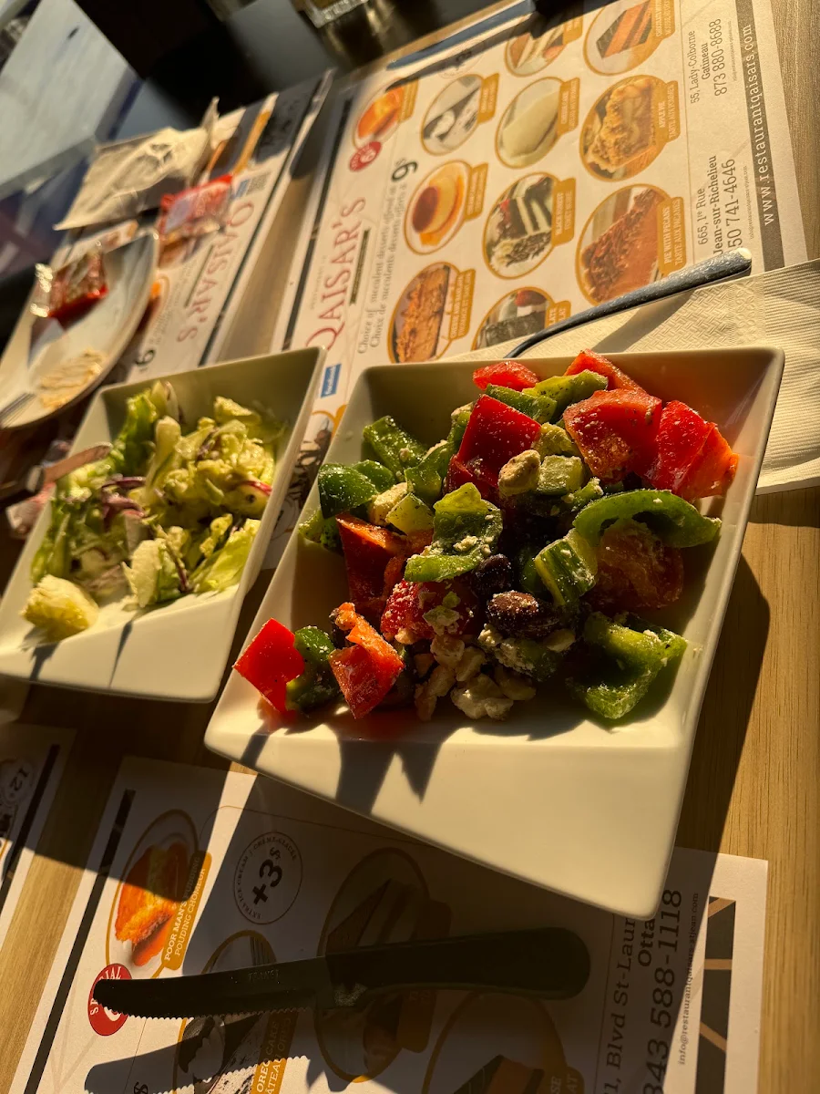 Menu, Restaurant Qaisar's