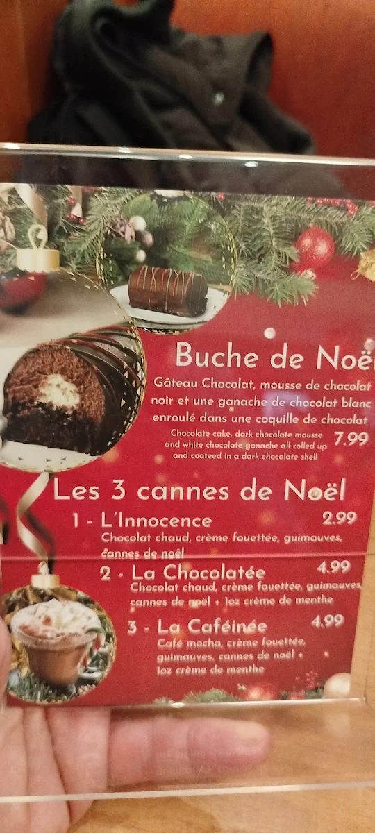 Menu, Restaurant La Station