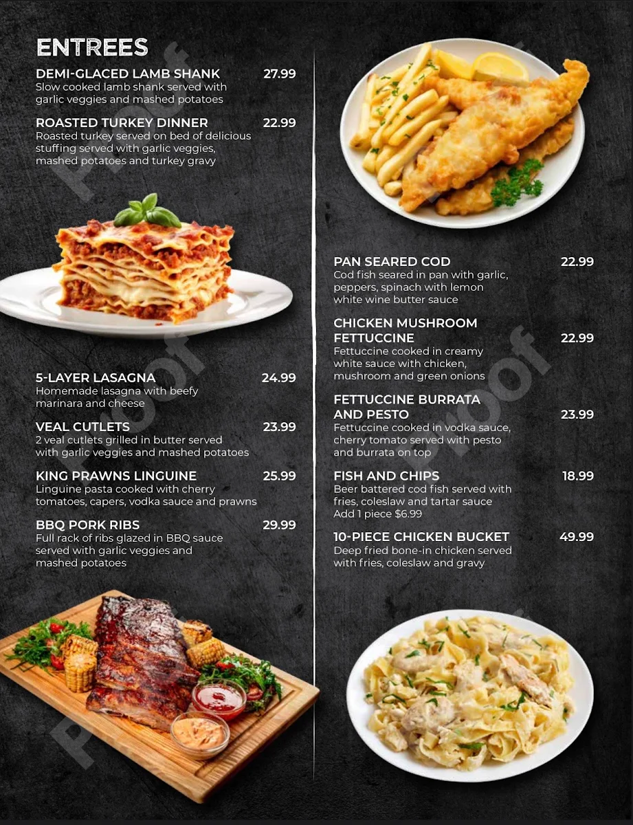 Menu, Flavour Rush