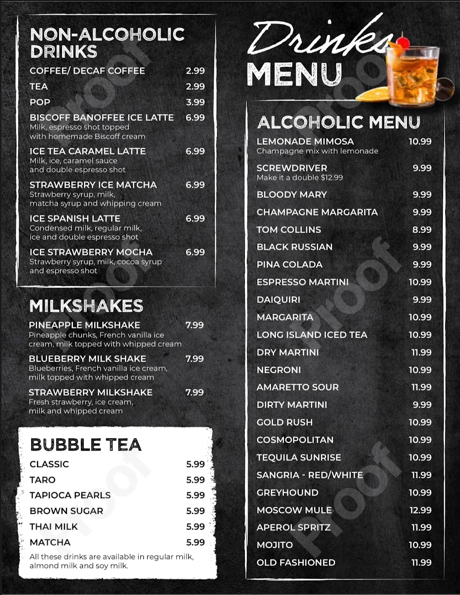 Menu, Flavour Rush