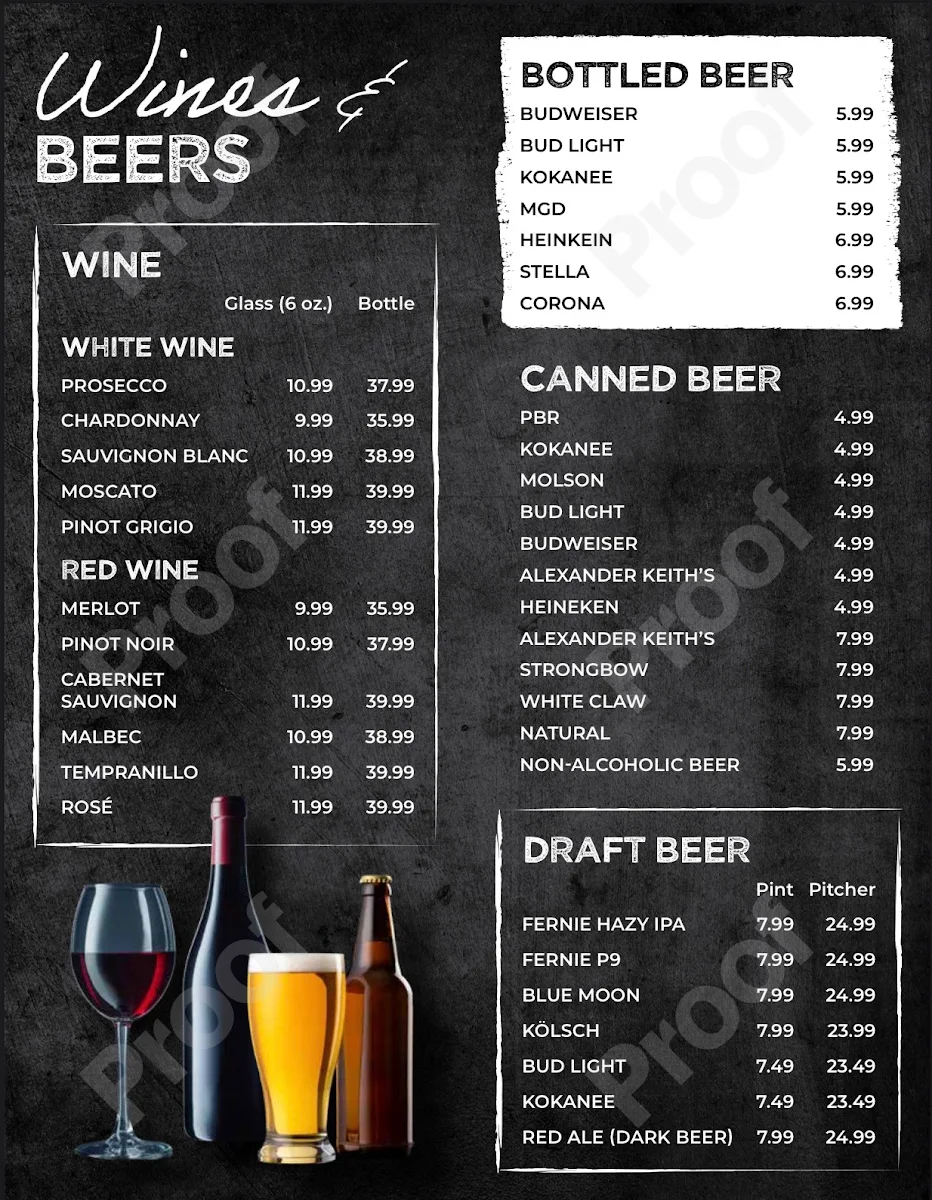 Menu, Flavour Rush