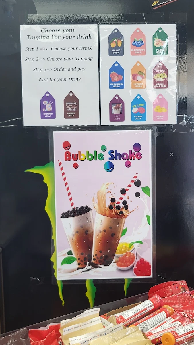 Menu, Bubble Shake