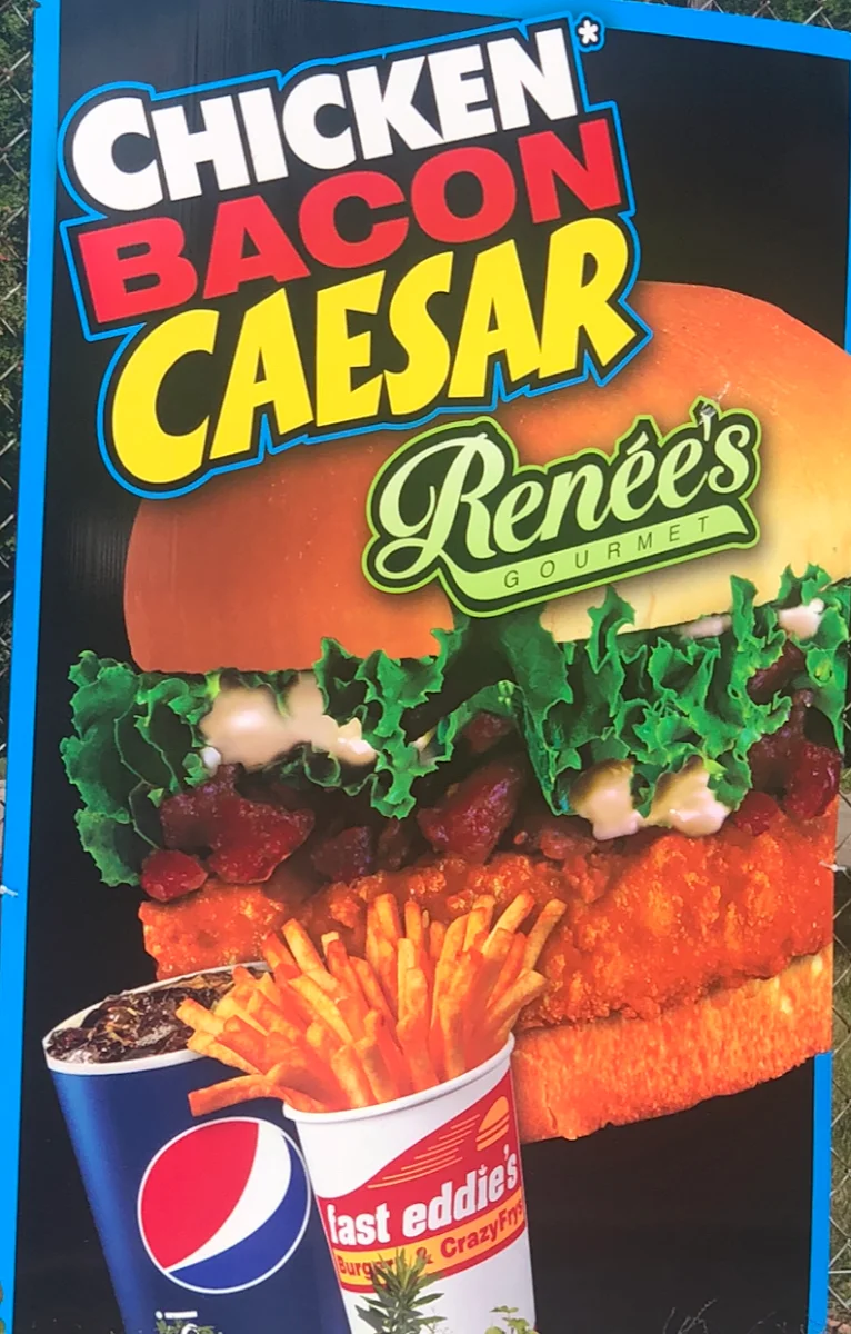 Menu, Fast Eddie's