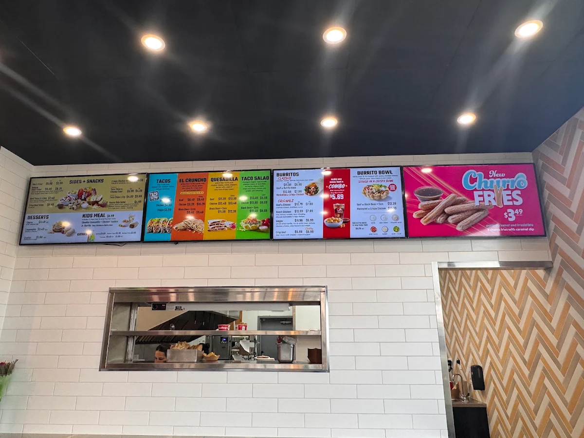 Menu, TacoTime Sylvan Lake