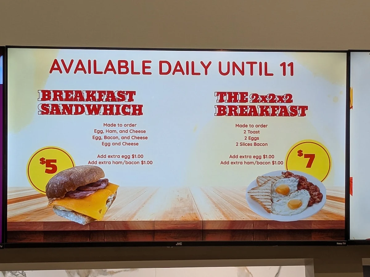 Menu, Home Baked Goodness