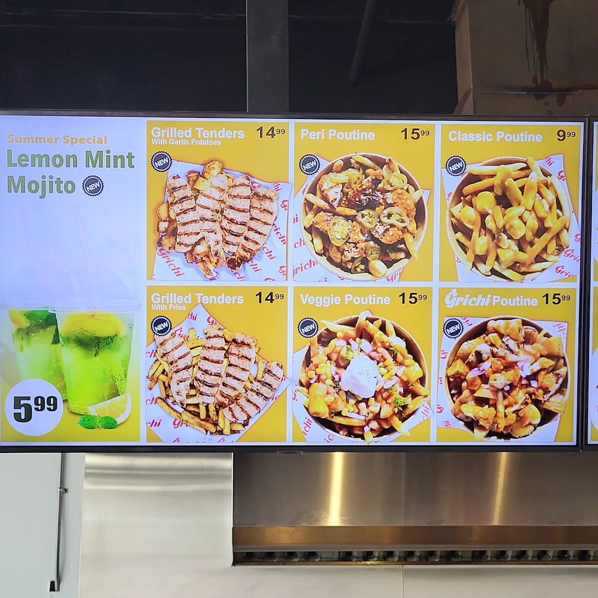 Menu, Grichi - Original PERI PERI Chicken