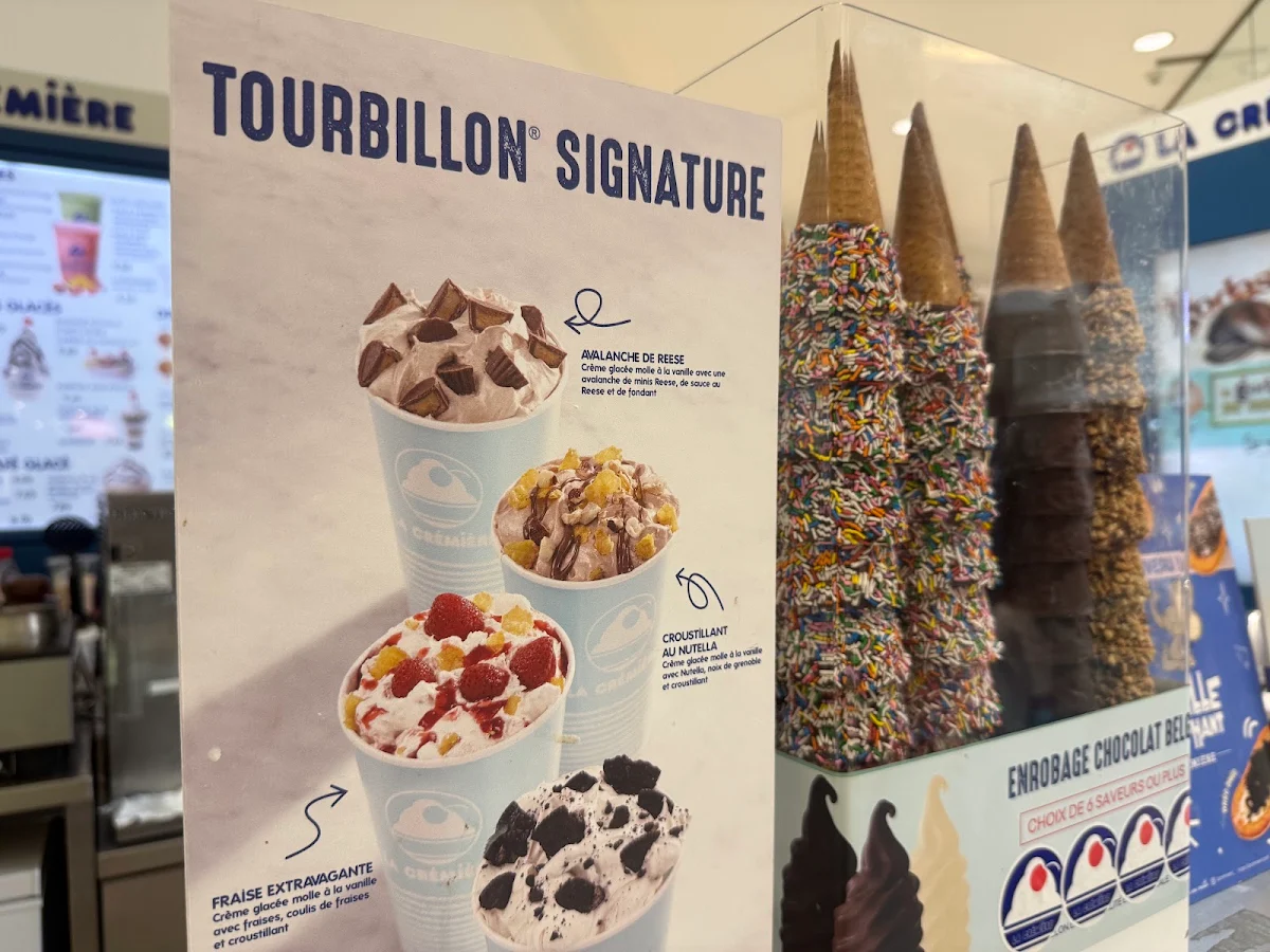 Menu, La Crémière