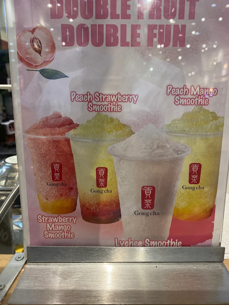 Menu, Gong Cha CrossIron (Bubble Tea)