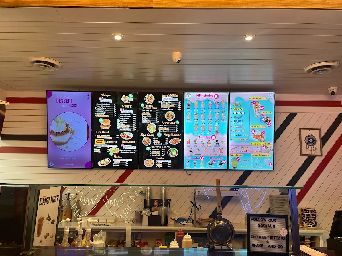 Menu, Shake It & Co