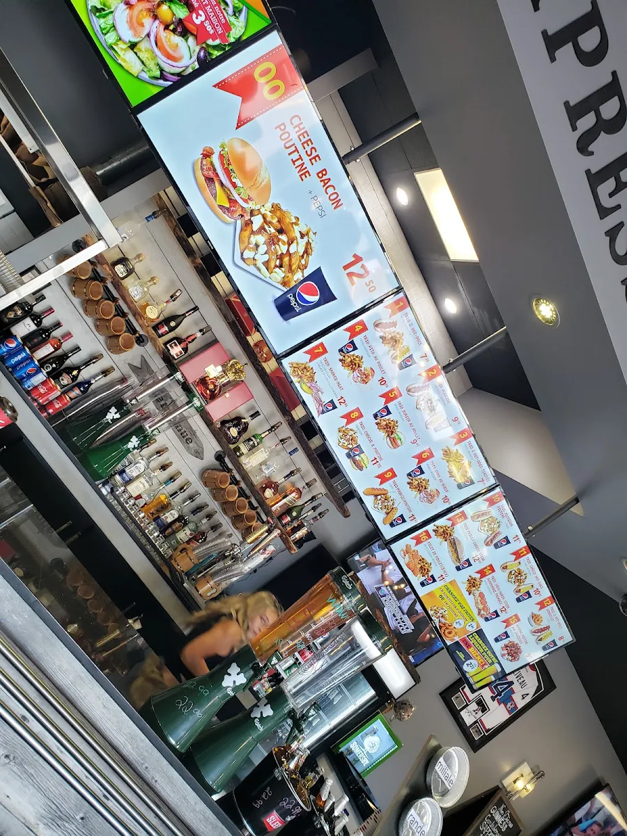 Menu, Resto-Bar La Belle Province Sportive