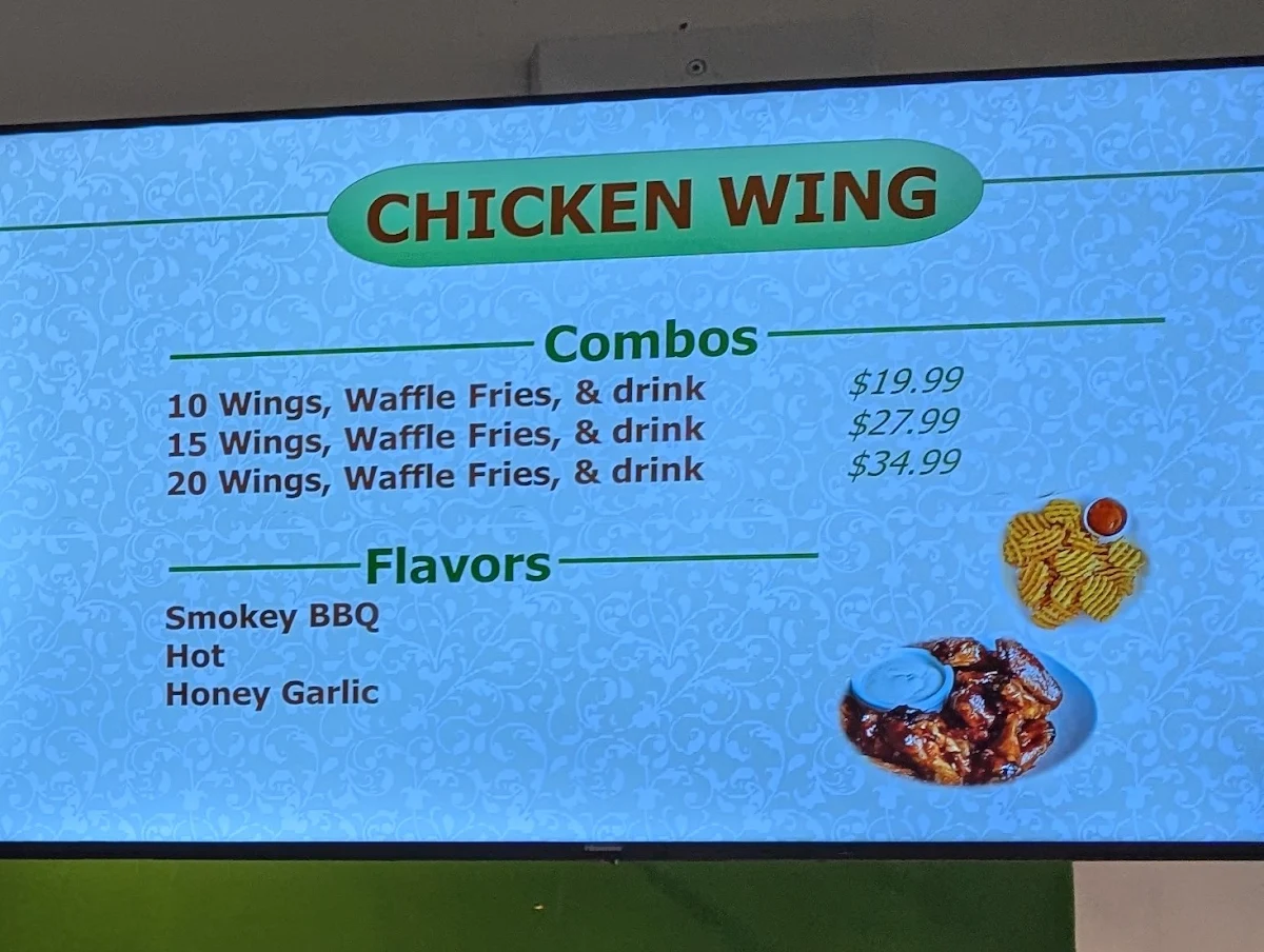 Menu, Chai Coffee N' Chaska