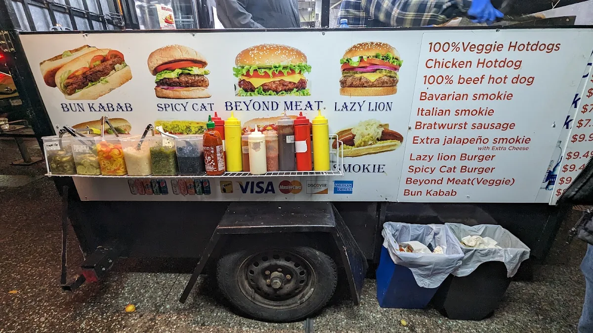 Menu, DOWN TOWN HOT DOGS